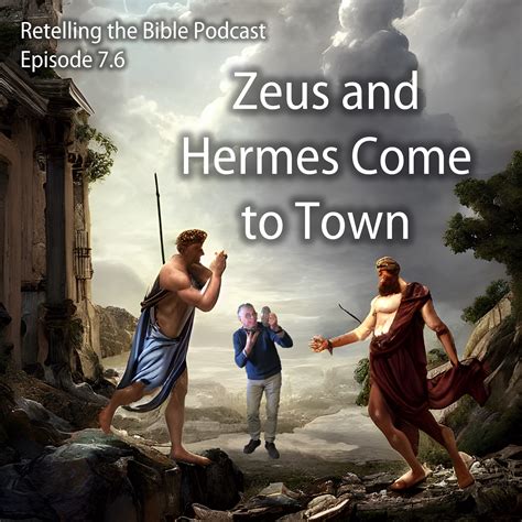 picutre of zues and hermes.